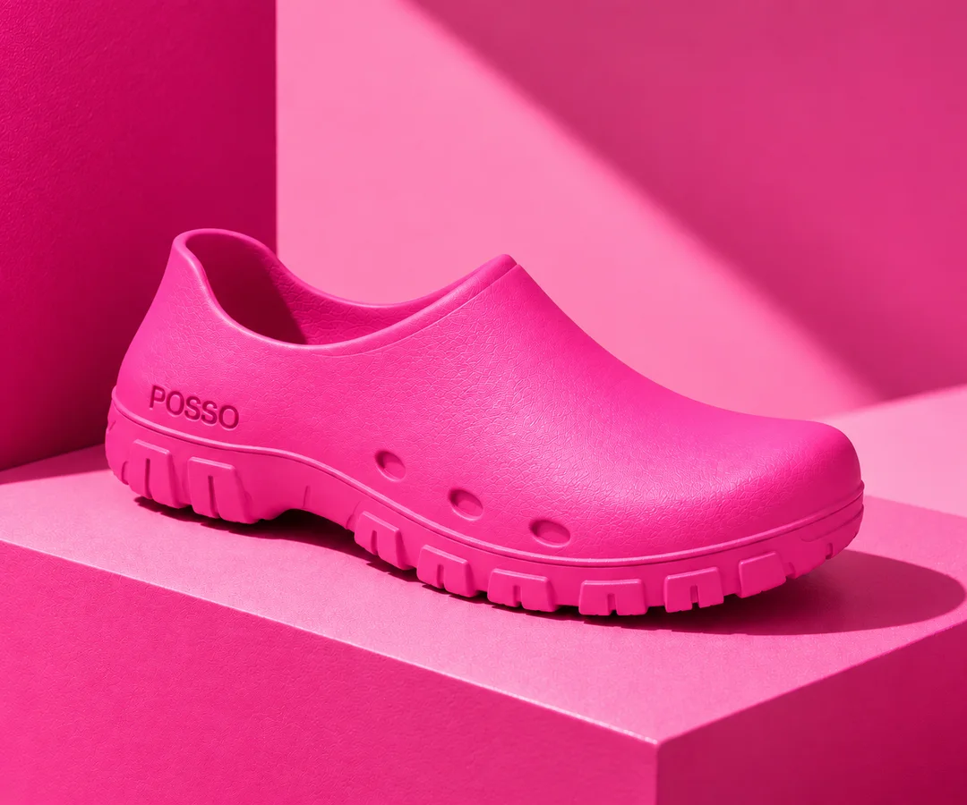 POSSO work clog in Pink